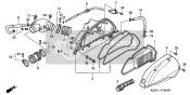 17255MY5860, Band, Air Cleaner Connecting Tube (60), Honda, 4